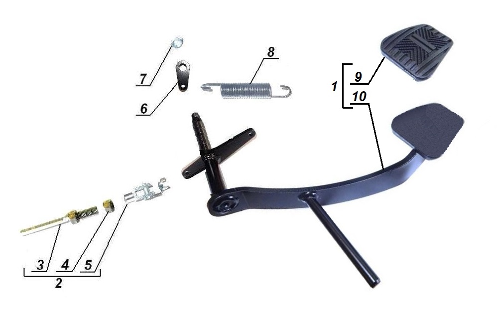 Rear brake linkage