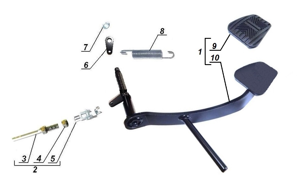 Rear brake linkage