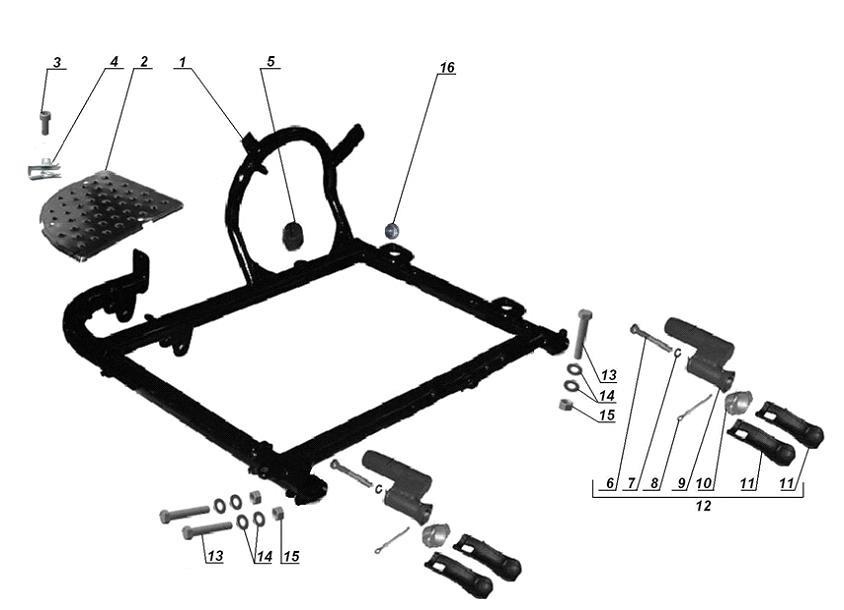 Sidecar chassis