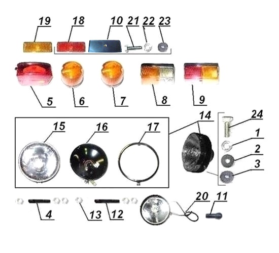 Lights and lightning equipment