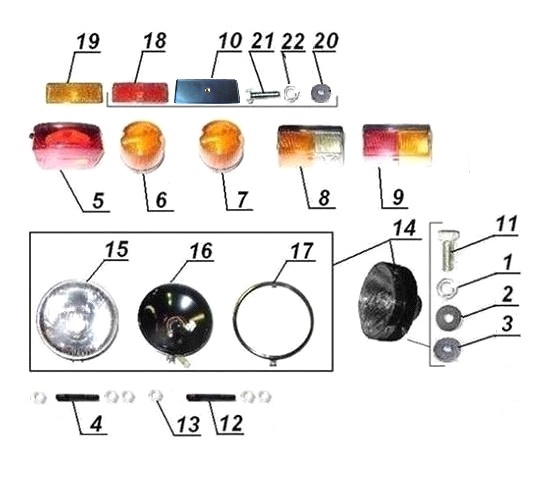 Lights and lightning equipment