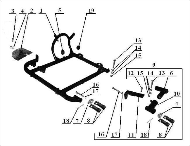 Sidecar chassis