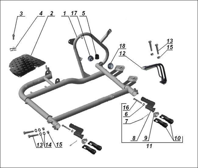 Sidecar chassis