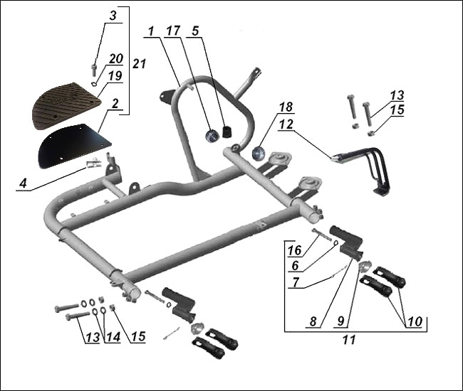 Sidecar chassis