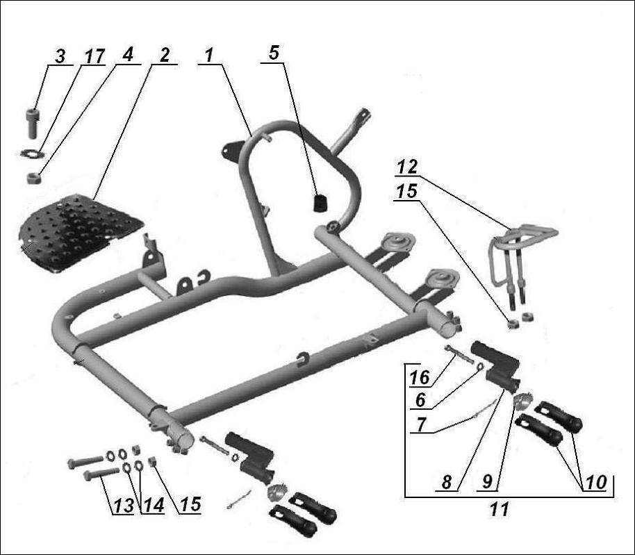 Sidecar chassis