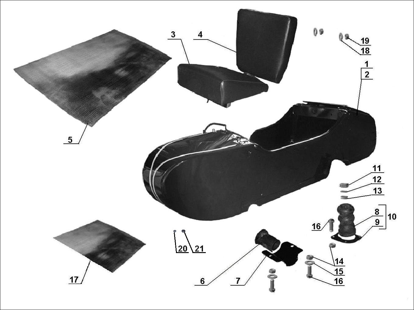 Sidecar body