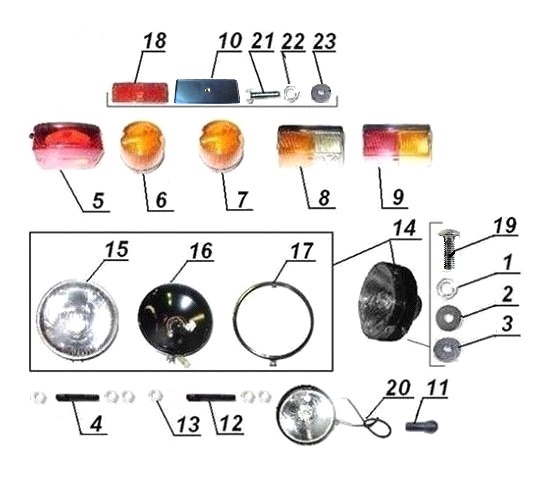 Lights and lightning equipment