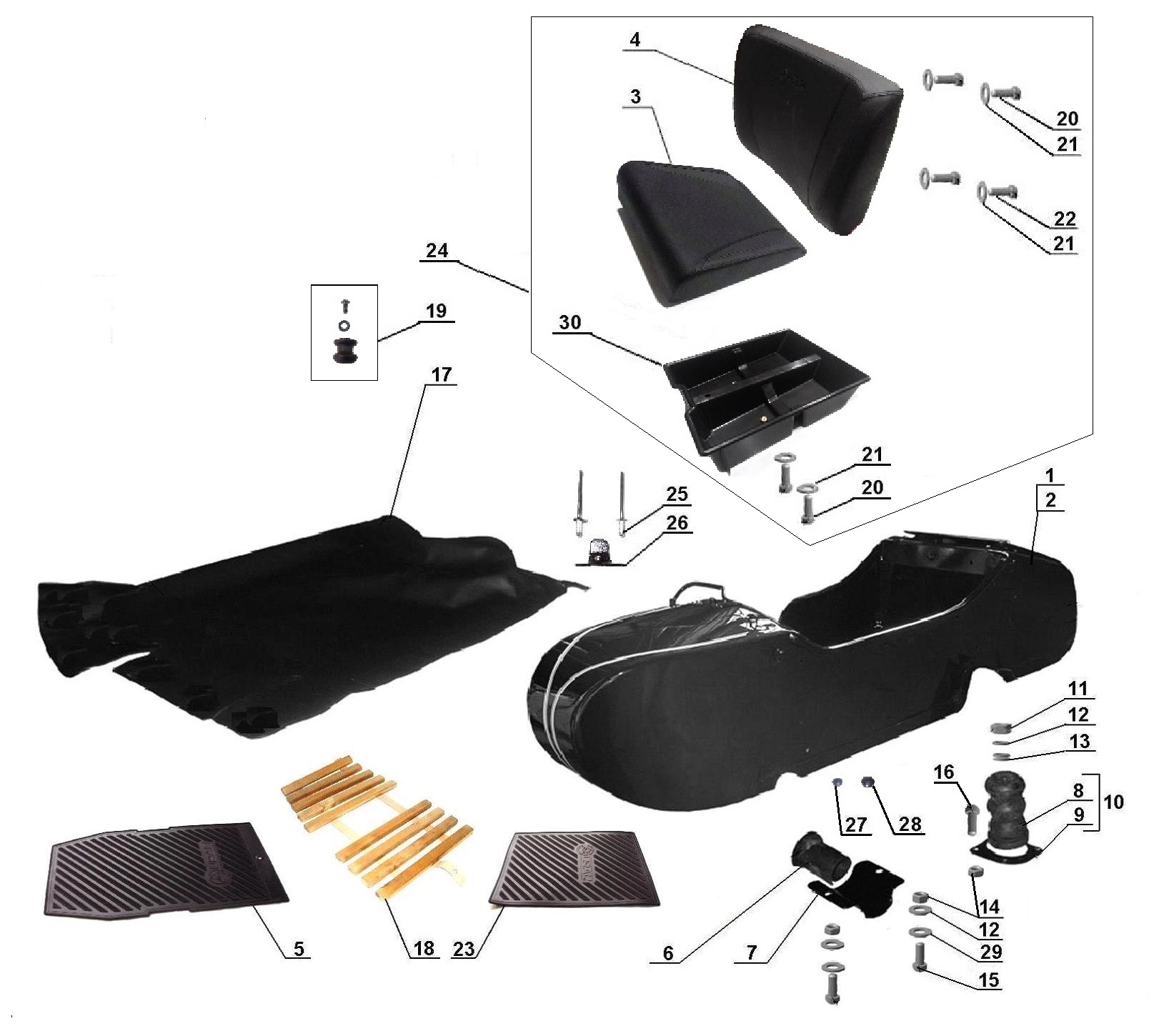 Sidecar body