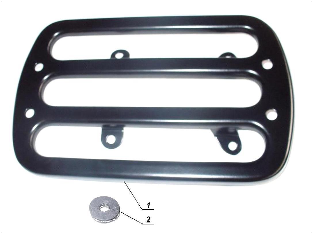 Rear fender rack