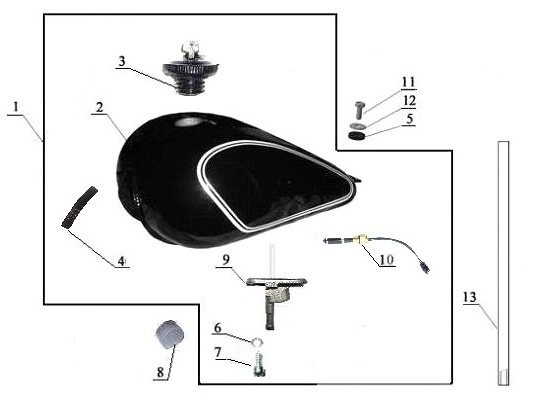 Fuel tank M70