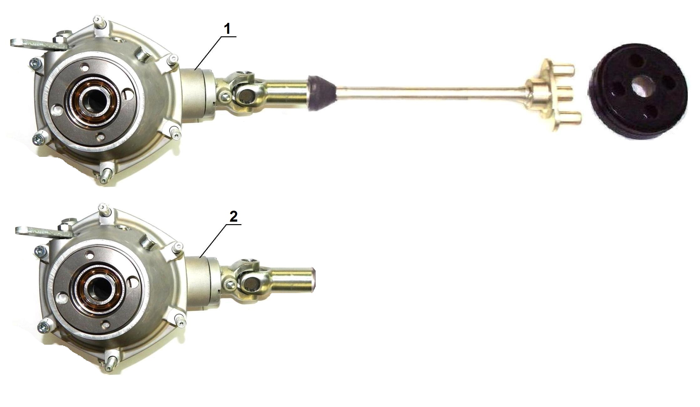 Final drive with sidecar drive assy