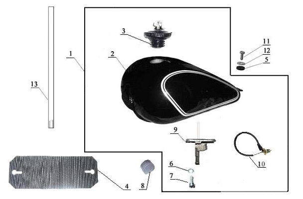 Fuel tank M70