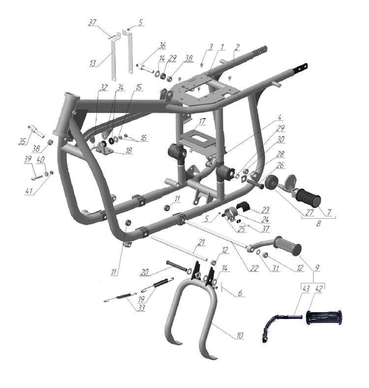 Motorcycle frame