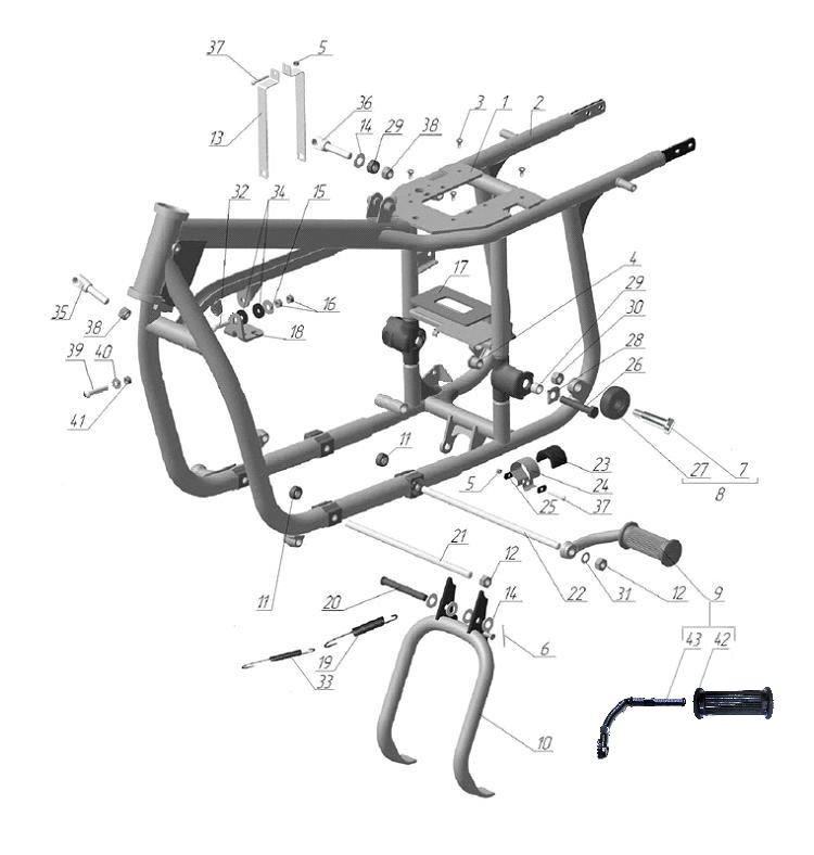 Motorcycle frame