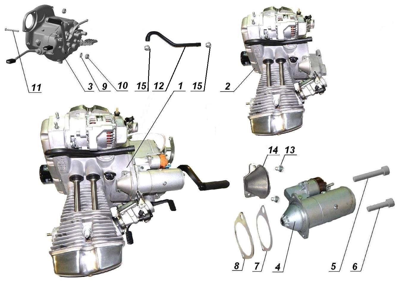 Engine M70 assy