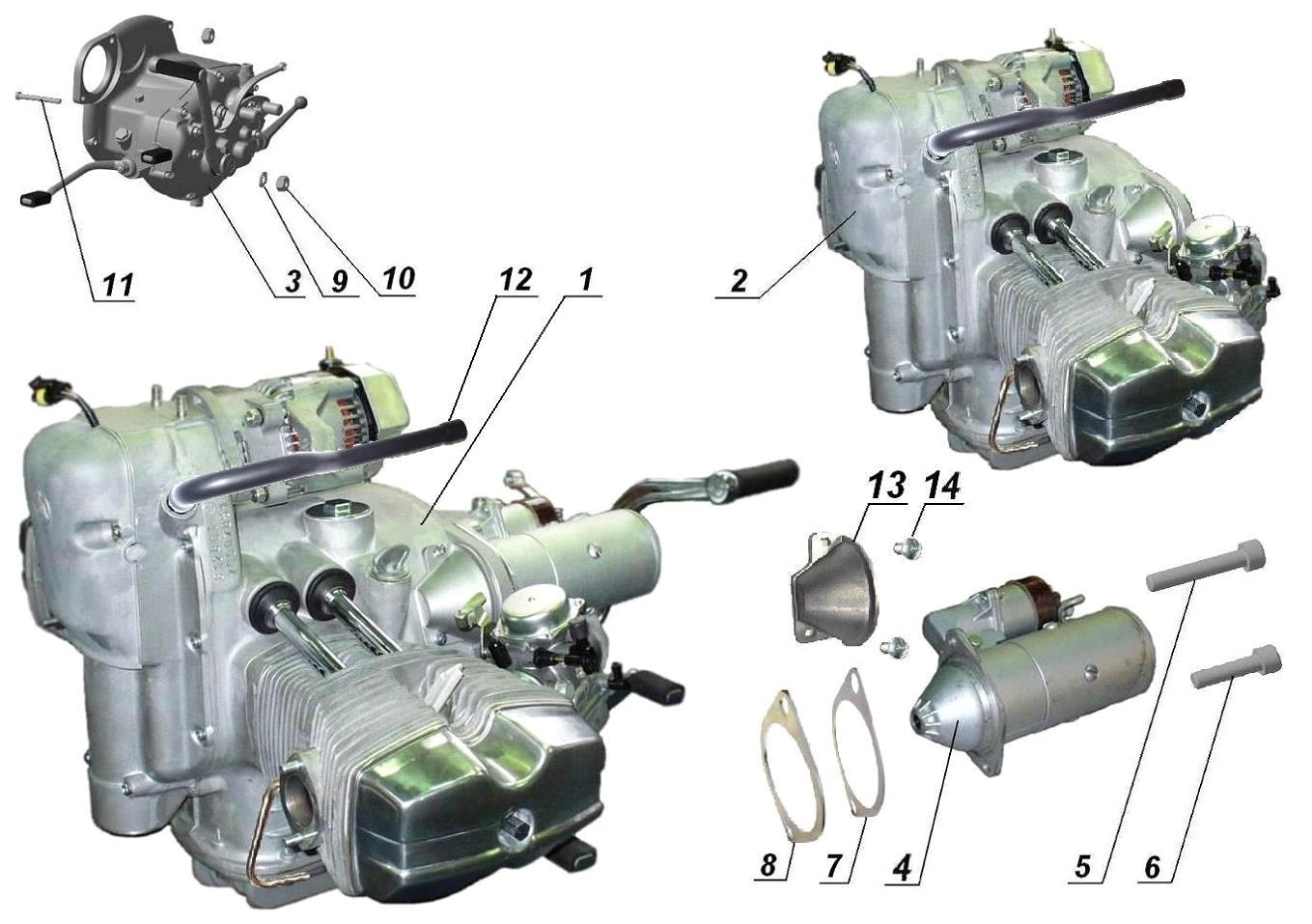 Engine M70 assy