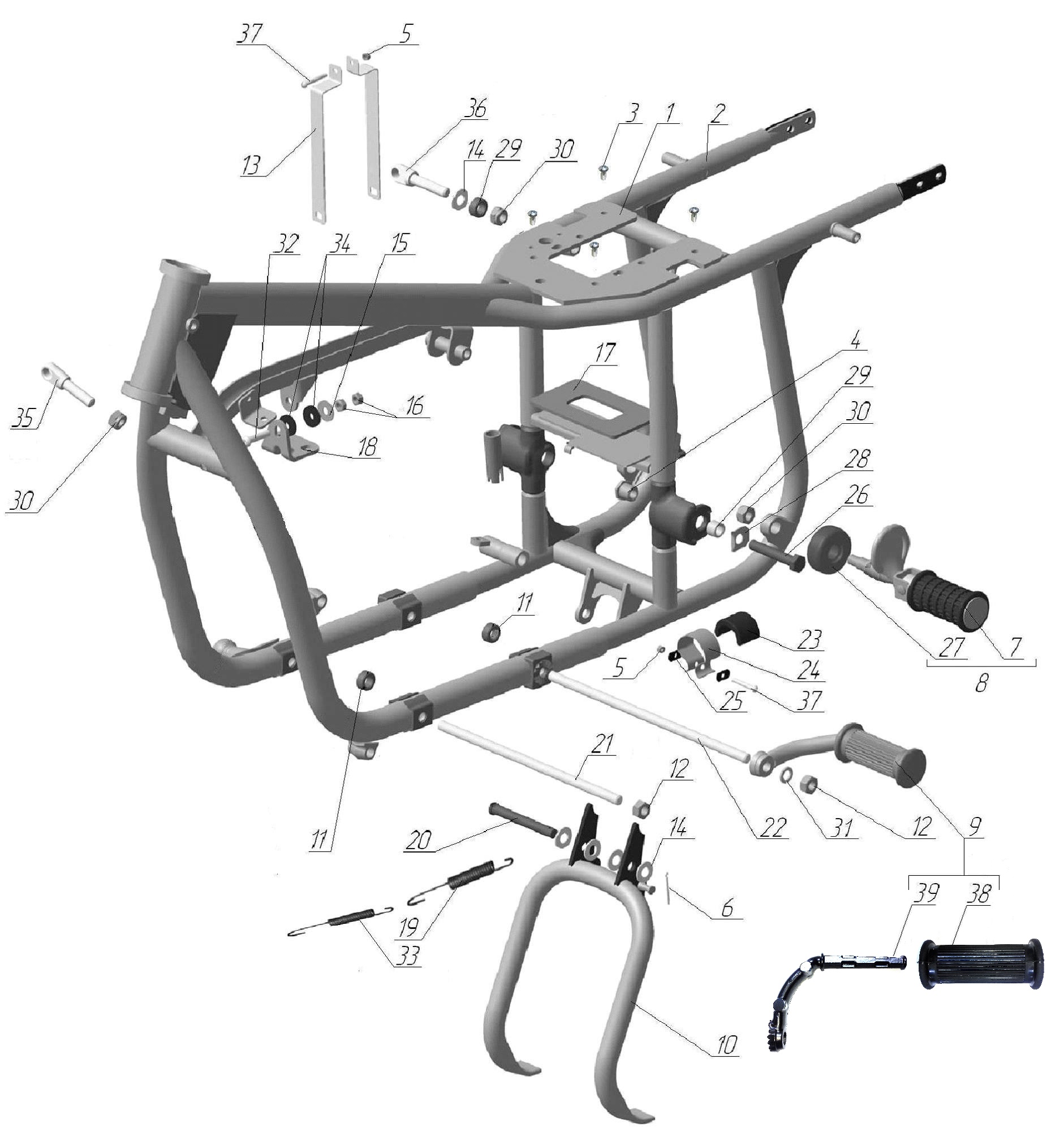 Motorcycle frame