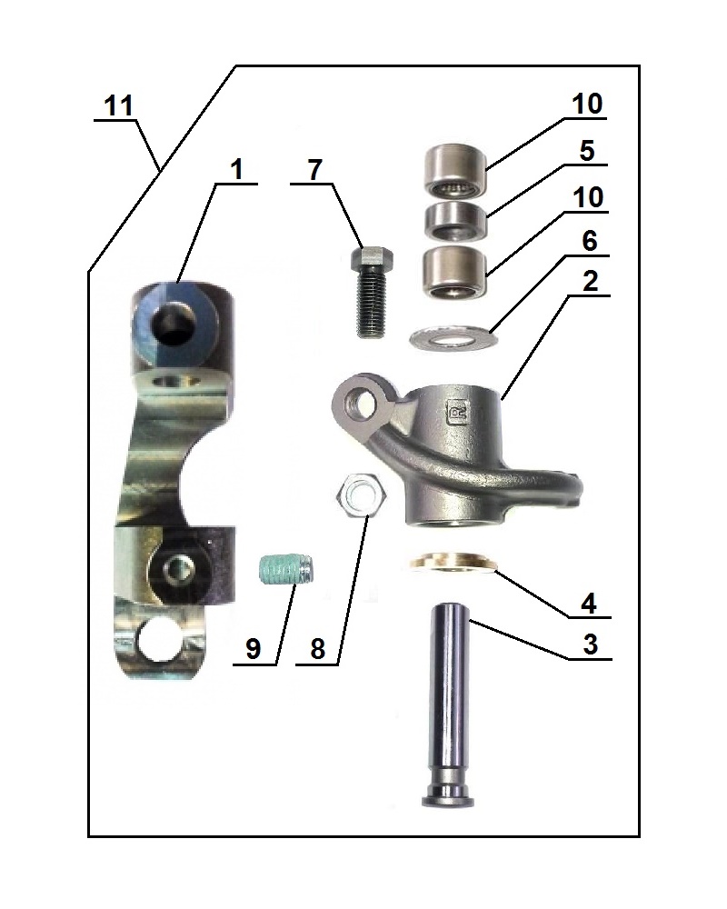 RH rocker arm