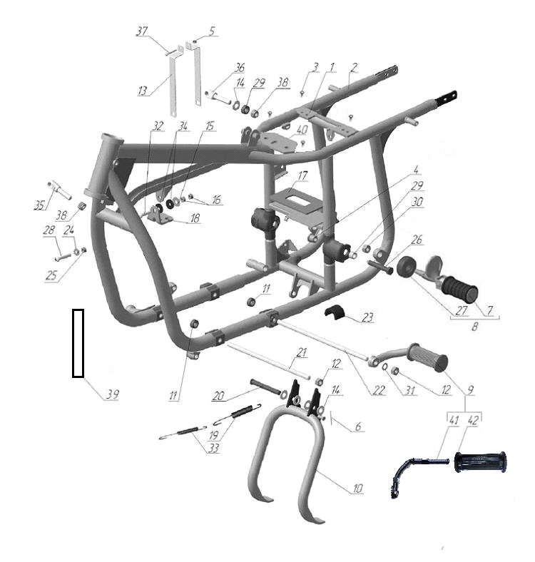 Motorcycle frame