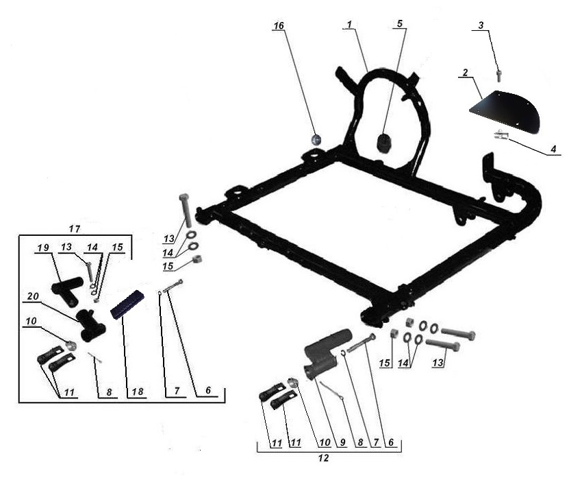 Sidecar chassis