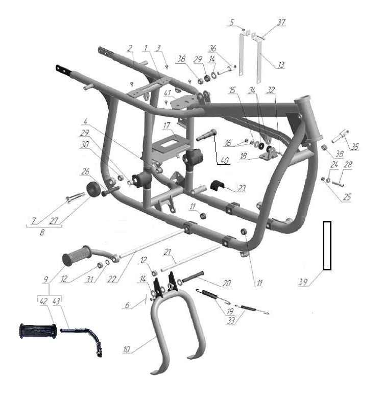 Motorcycle frame