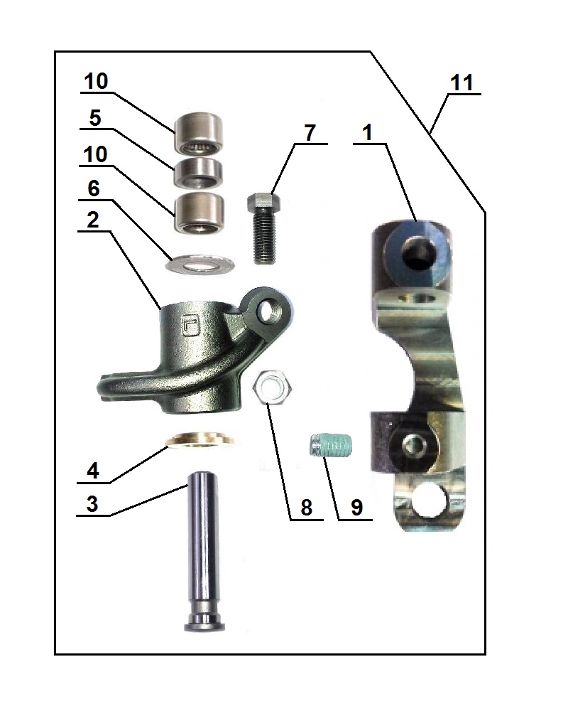 LH rocker arm