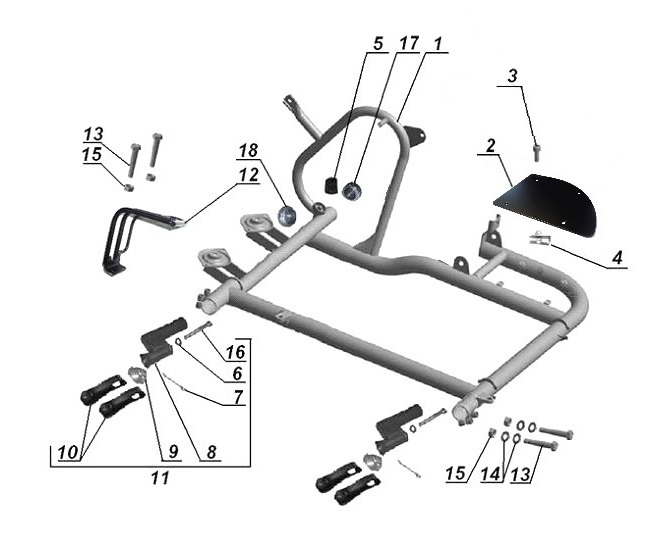 Sidecar chassis