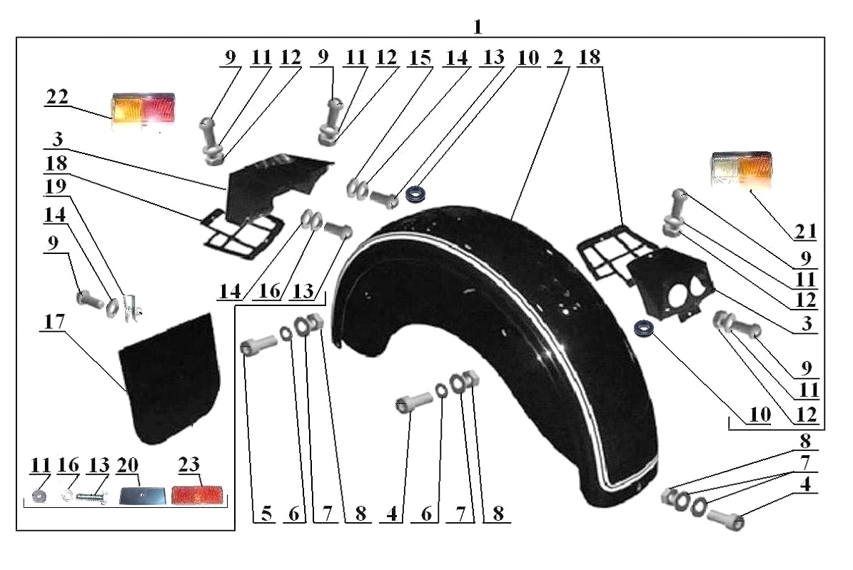 Sidecar fender