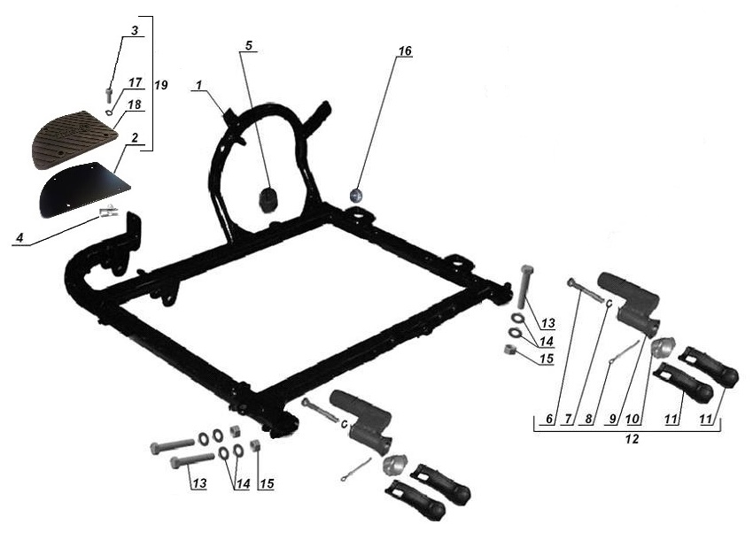 Sidecar chassis