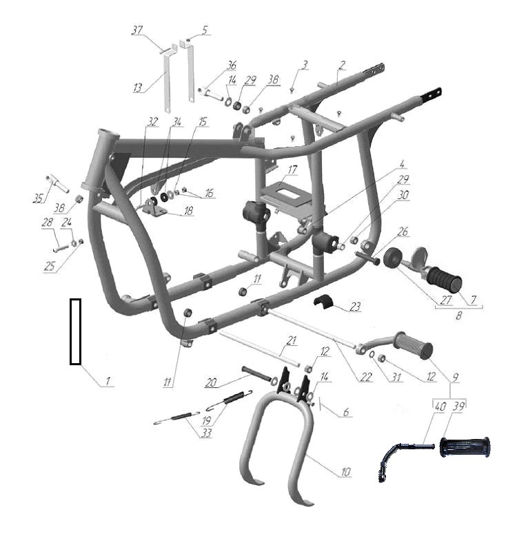 Motorcycle frame