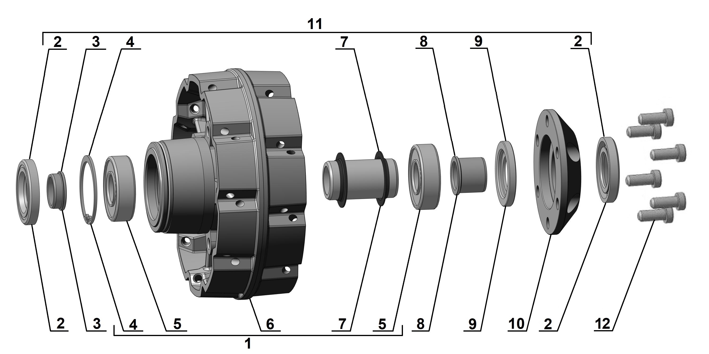 Black hub