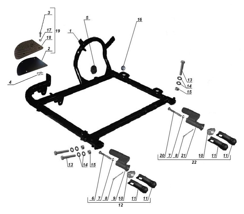 Sidecar chassis