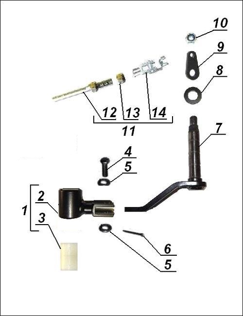 Sidecar brake linkage