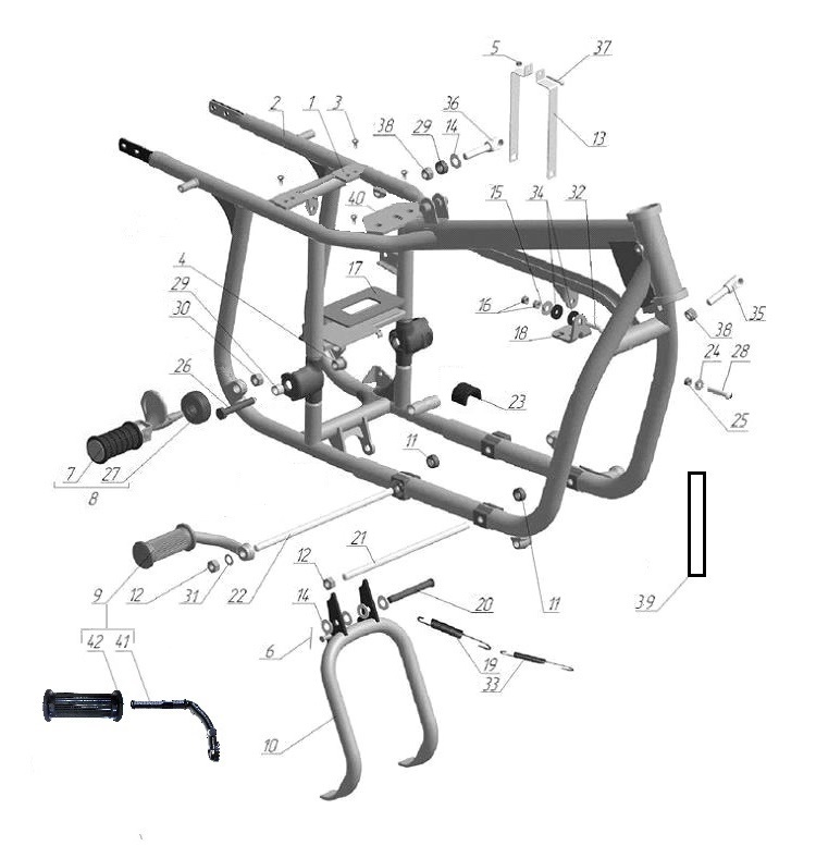 Motorcycle frame