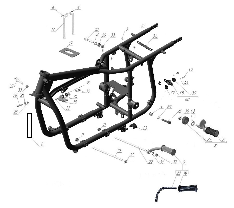 Motorcycle frame