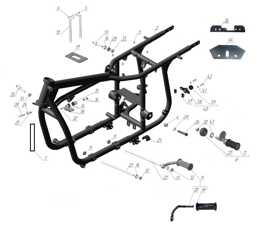 Motorcycle frame