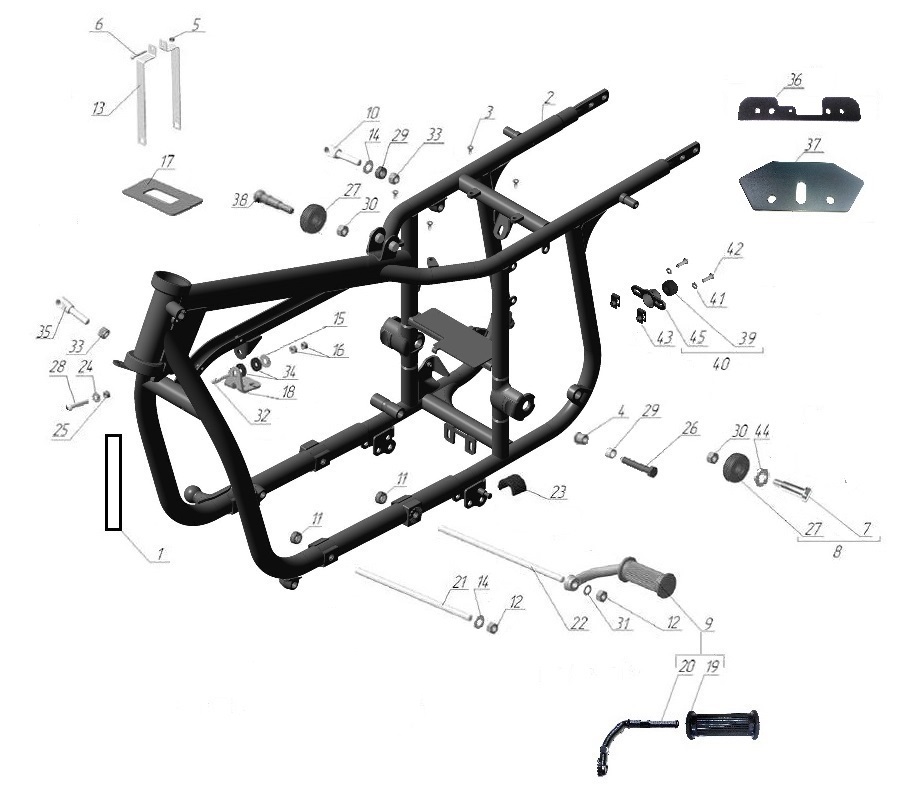 Motorcycle frame