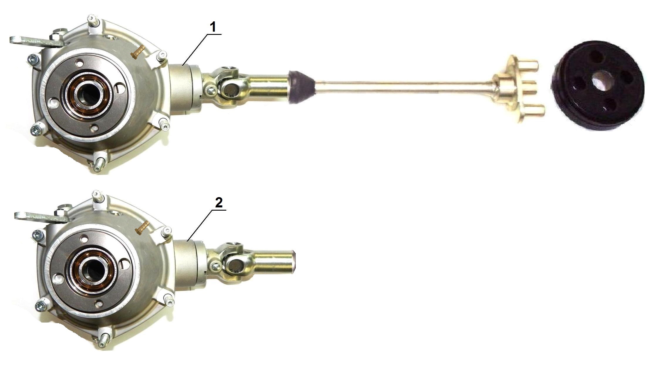 Final drive with sidecar drive assy