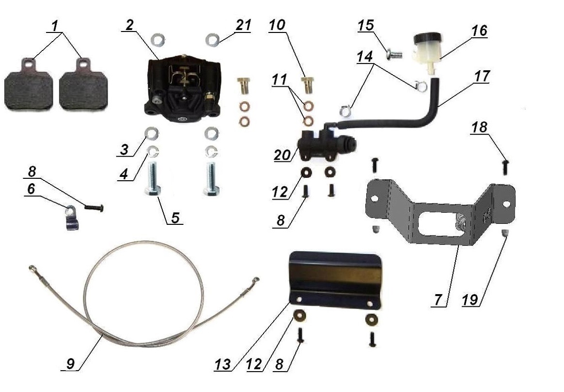 Sidecar brake