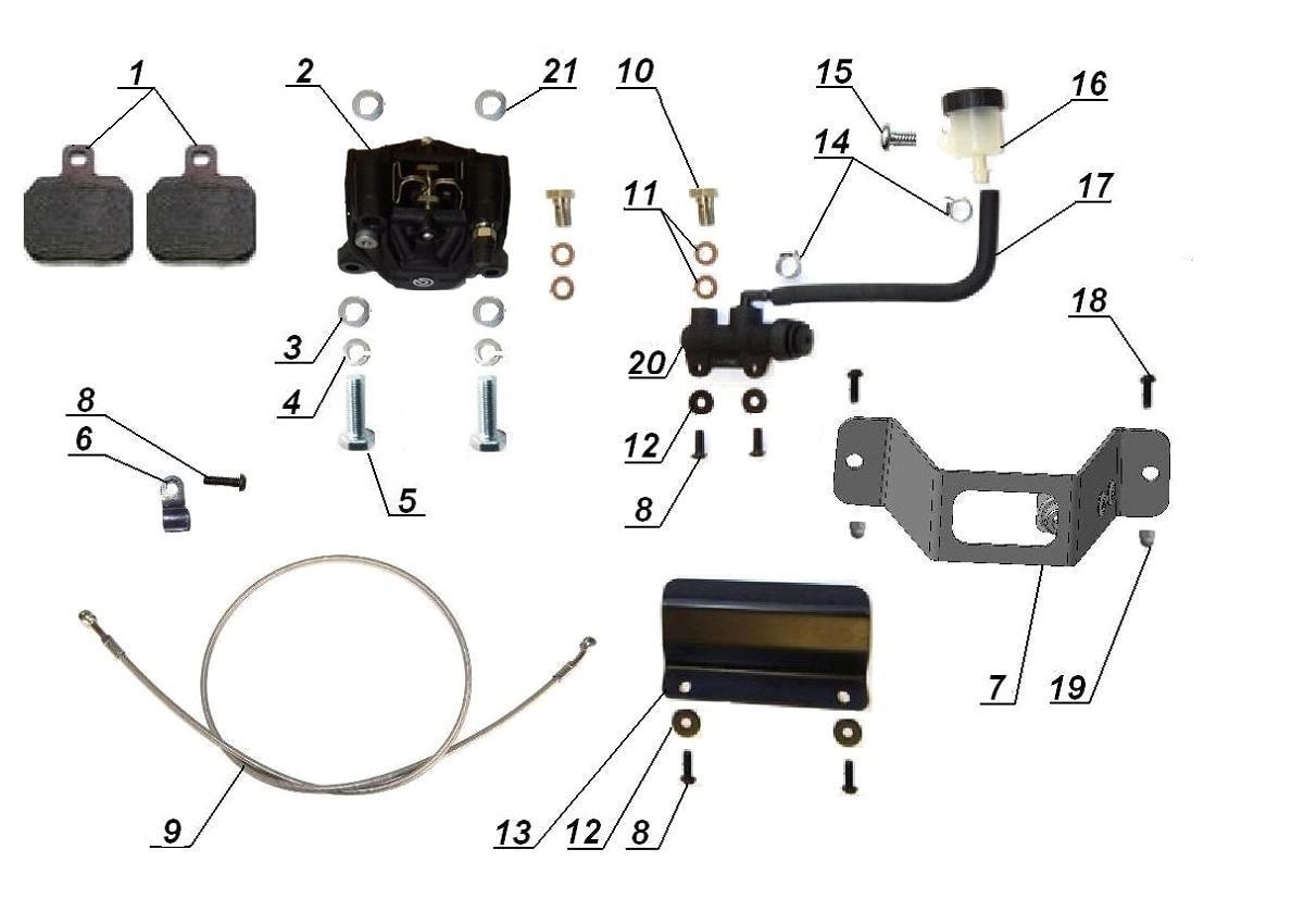 Sidecar brake