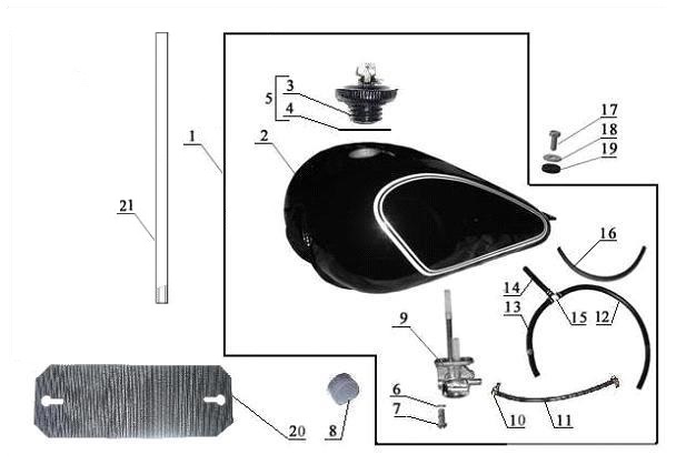 Fuel tank M70