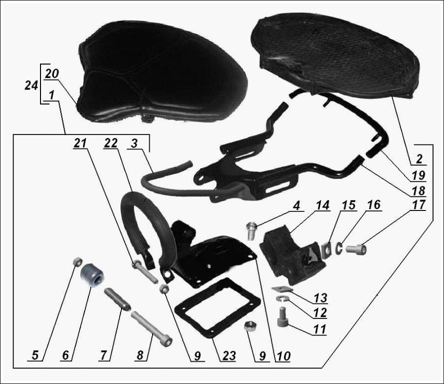 Rear seat