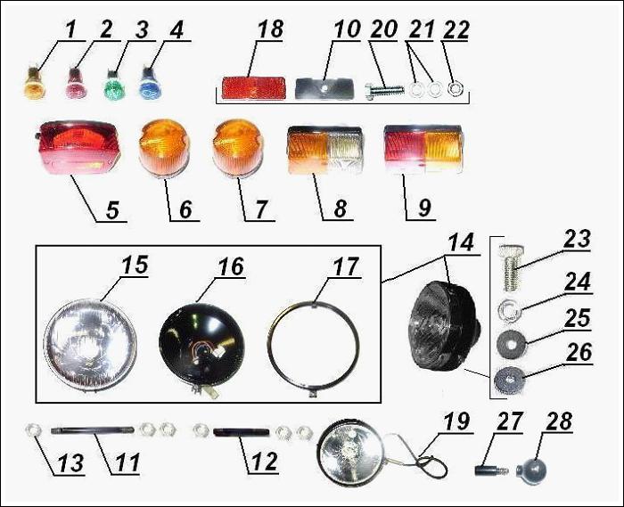 Lights and lightning equipment