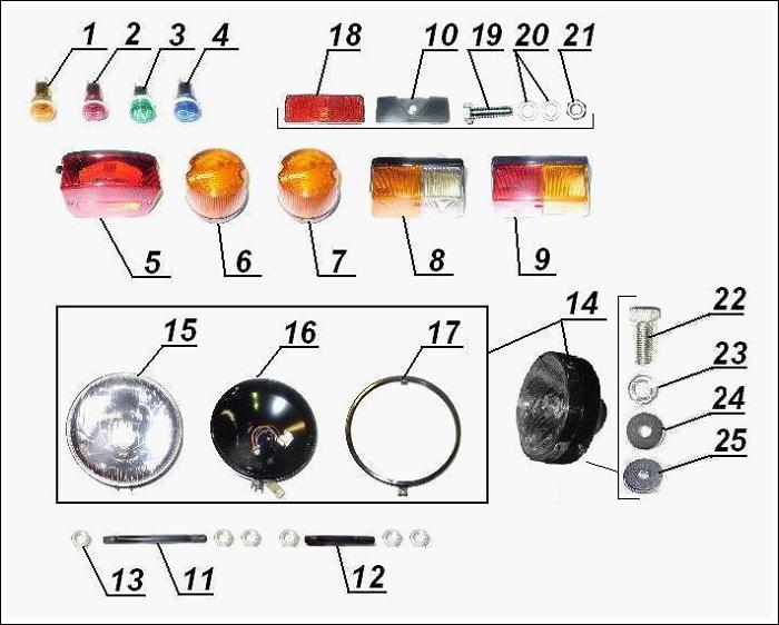 Lights and lightning equipment