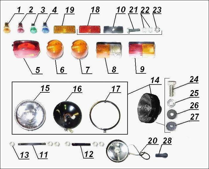 Lights and lightning equipment