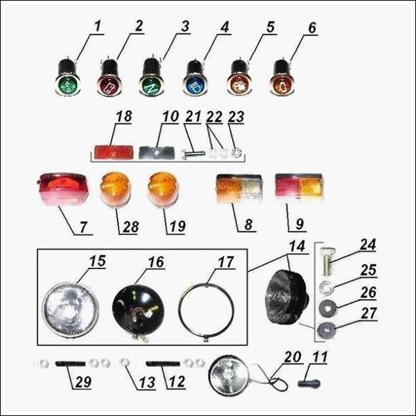 Lights and lightning equipment