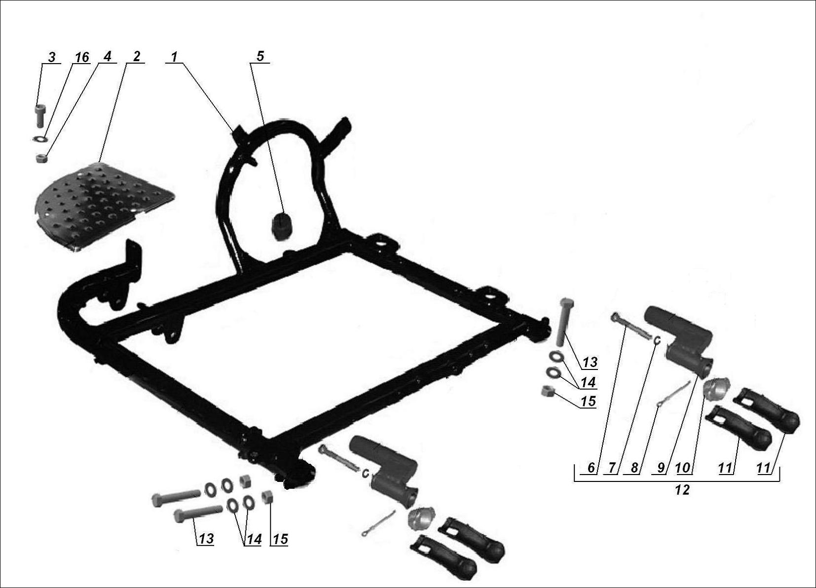 Sidecar chassis