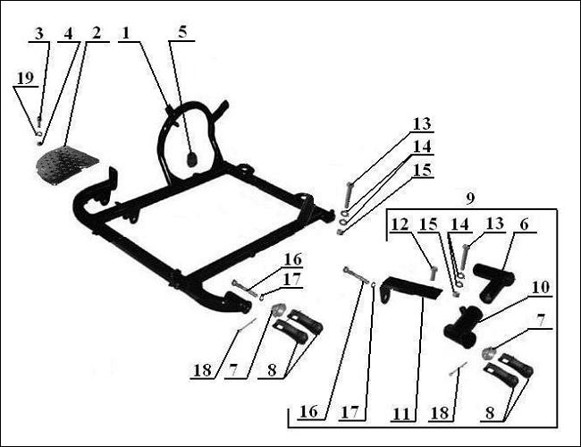 Sidecar chassis