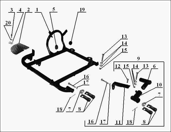 Sidecar chassis