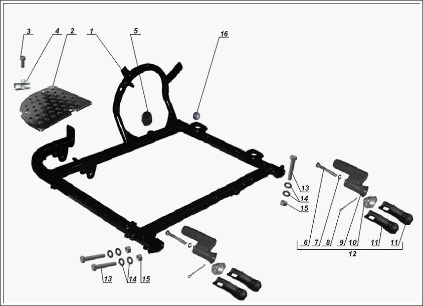 Sidecar chassis